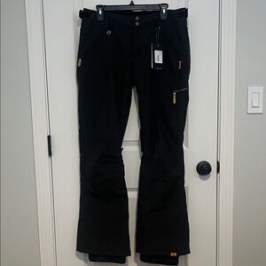 Roxy “Nadia” Black Snow Pants with Zipper Pockets